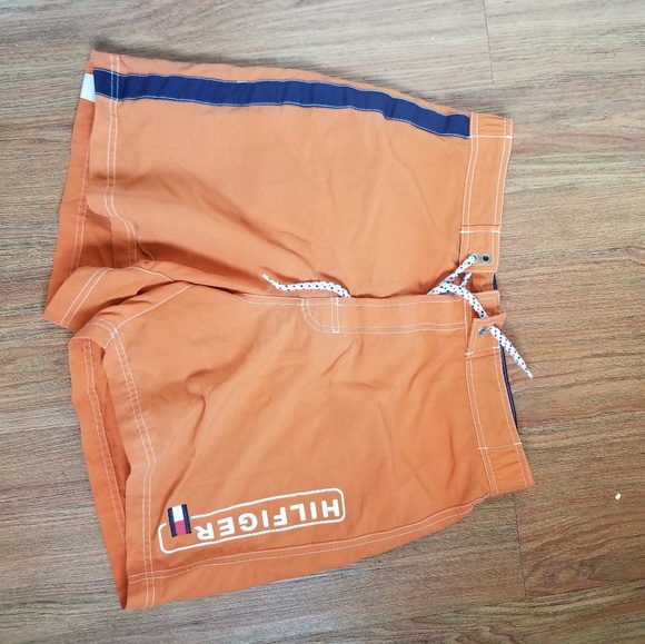 Tommy Hilfiger   shorts, orange ,M - Picture 1 of 6